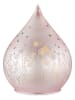 GILDE Lampa dekoracyjna LED w kolorze jasnoróżowym - wys. 13 x Ø 10 cm