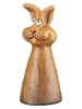 GILDE Zaunfigur "Hoppel" in Hellbraun - (B)10 x (H)19 x (T)8 cm