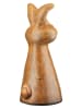 GILDE Zaunfigur "Hoppel" in Hellbraun - (B)10 x (H)19 x (T)8 cm