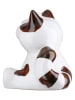 GILDE Dekofigur "Kiara'' in Weiß/ Braun - (B)9 x (H)9 x (T)7,7 cm
