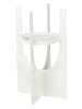 GILDE Windlicht "Moments" in Weiß - (H)30,5 x Ø 15 cm