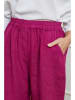 Joséfine Leinen-Bermudas "Alafolie" in Pink