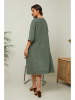 Joséfine Leinenkleid "Granael" in Oliv