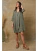 Joséfine Leinenkleid "Mouna" in Khaki