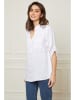 Fleur de Lin Lniana bluzka "Bjorg" w kolorze białym