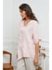 Joséfine Leinen-Bluse  in Rosa