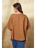 La Compagnie Du Lin Leinenshirt "Calane" in Camel