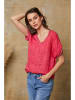 Joséfine Linnen shirt "Quinto" fuchsia