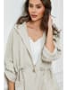 Joséfine Leinen-Cape in Beige