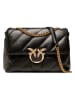Pinko Leren schoudertas zwart - (B)33 x (H)25 x (D)11 cm
