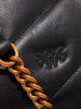 Pinko Leren schoudertas zwart - (B)27 x (H)19 x (D)11 cm