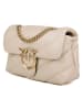 Pinko Leder-Umhängetasche in Beige - (B)21 x (H)15 x (T)10 cm