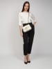 Pinko Leder-Umhängetasche in Weiß - (B)21 x (H)15 x (T)10 cm