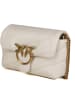 Pinko Leren schoudertas crème - (B)18 x (H)13 x (D)6,5 cm