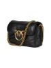 Pinko Leren schoudertas zwart - (B)18 x (H)13 x (D)7 cm