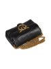 Pinko Leren schoudertas zwart - (B)18 x (H)13 x (D)7 cm