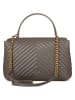 Pinko Leren handtas grijs - (B)34 x (H)22 x (D)13 cm