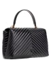 Pinko Leren handtas zwart - (B)34 x (H)22 x (D)13 cm