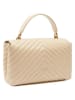 Pinko Leder-Umhängetasche in Sand - (B)26 x (H)17 x (T)8 cm