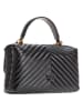 Pinko Leder-Umhängetasche in Schwarz - (B)26 x (H)17 x (T)8 cm