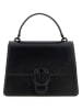 Pinko Leren handtas zwart - (B)25 x (H)18 x (D)8,5 cm