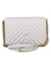 Pinko Leder-Umhängetasche in Creme - (B)19 x (H)13 x (T)7 cm