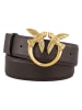 Pinko Leren riem zwart