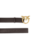 Pinko Leren riem zwart
