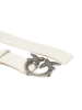 Pinko Leren riem crème