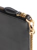 Pinko Leder-Umhängetasche in Schwarz - (B)24 x (H)16 x (T)1 cm