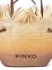 Pinko Shopper bag w kolorze beżowym - 45 x 33 x 10 cm