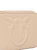Pinko Leren schoudertas beige - (B)18 x (H)10 x (D)6 cm