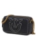 Pinko Leren schoudertas zwart - (B)18 x (H)10 x (D)6 cm