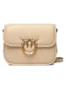 Pinko Leren schoudertas beige - (B)19 x (H)16 x (D)8 cm