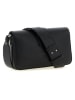 Pinko Leder-Umhängetasche in Schwarz - (B)22 x (H)14 x (T)6 cm