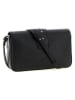 Pinko Skórzana torebka w kolorze czarnym - 22 x 14 x 6 cm