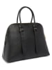 Pinko Leren handtas zwart - (B)40 x (H)30 x (D)15 cm