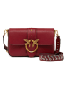 Pinko Leren schoudertas rood - (B)22 x (H)15 x (D)7 cm