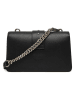 Pinko Leder-Umhängetasche in Schwarz - (B)21 x (H)13 x (T)7 cm
