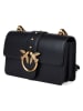 Pinko Leder-Umhängetasche in Schwarz - (B)21 x (H)13 x (T)7 cm
