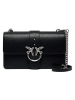 Pinko Leren schoudertas zwart - (B)27 x (H)16 x (D)7 cm