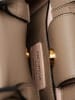 COCCINELLE Leren handtas beige - (B)24 x (H)19 x (D)14 cm