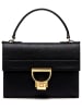 COCCINELLE Leder-Henkeltasche in Schwarz - (B)22 x (H)15 x (T)2 cm