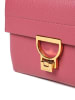 COCCINELLE Leder-Henkeltasche in Pink - (B)21 x (H)15 x (T)2 cm