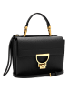 COCCINELLE Leren handtas zwart - (B)19 x (L)15 cm