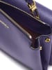COCCINELLE Leren handtas donkerblauw - (B)19 x (H)15 x (D)8 cm