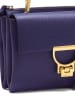COCCINELLE Leren handtas donkerblauw - (B)19 x (H)15 x (D)8 cm
