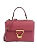 COCCINELLE Leder-Henkeltasche in Bordeaux - (B)19 x (H)15 x (T)8 cm