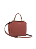 COCCINELLE Leren handtas bordeaux - (B)19 x (H)15 x (D)8 cm