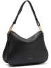 COCCINELLE Leder-Schultertasche in Schwarz - (B)36 x (H)24 x (T)11 cm